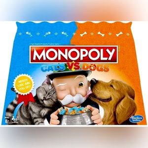 Monopoly Cats Vs Dogs Board Game Hasbro Limited Addition **NEW** Strategy Game